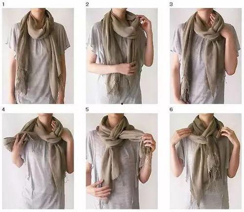 大围巾的各种围法视频,轻松解锁时尚保暖新姿势
