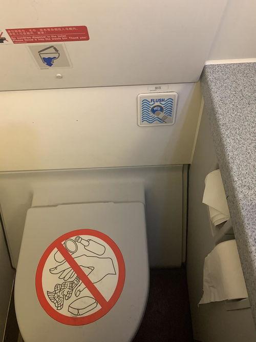 飞机厕所使用视频